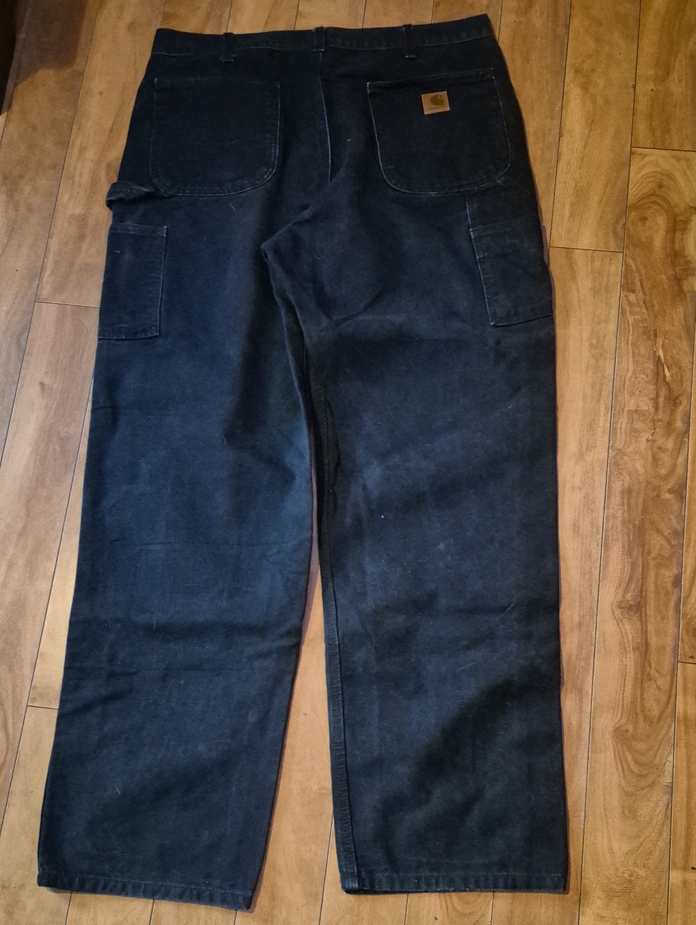 Carhartt Black Cargo Work Pants with Utility Pockets